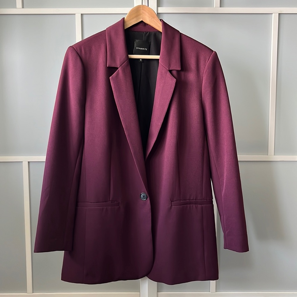 Dynamite Plum Blazer